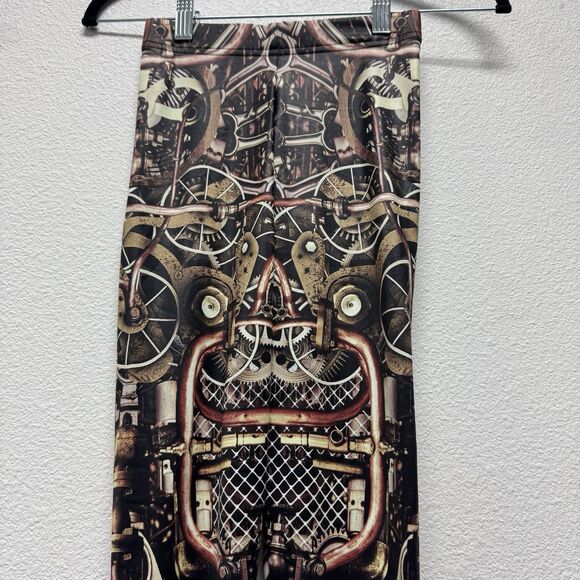 Black Milk Steam Punk Brass MF Leggings Steampunk Size XXS XX Small - Picture 1 of 3